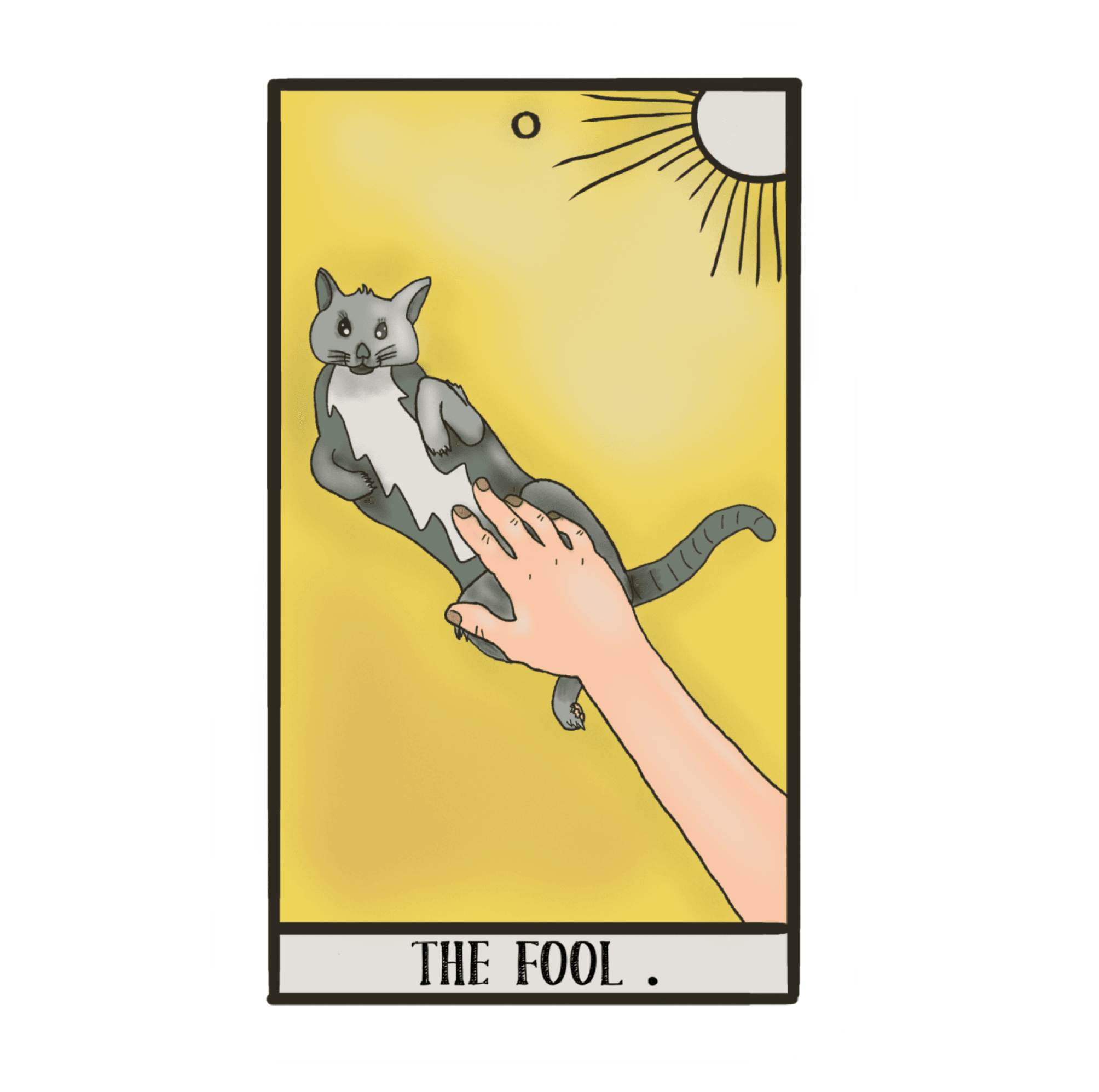 The Fool (Cat Tarot Card)