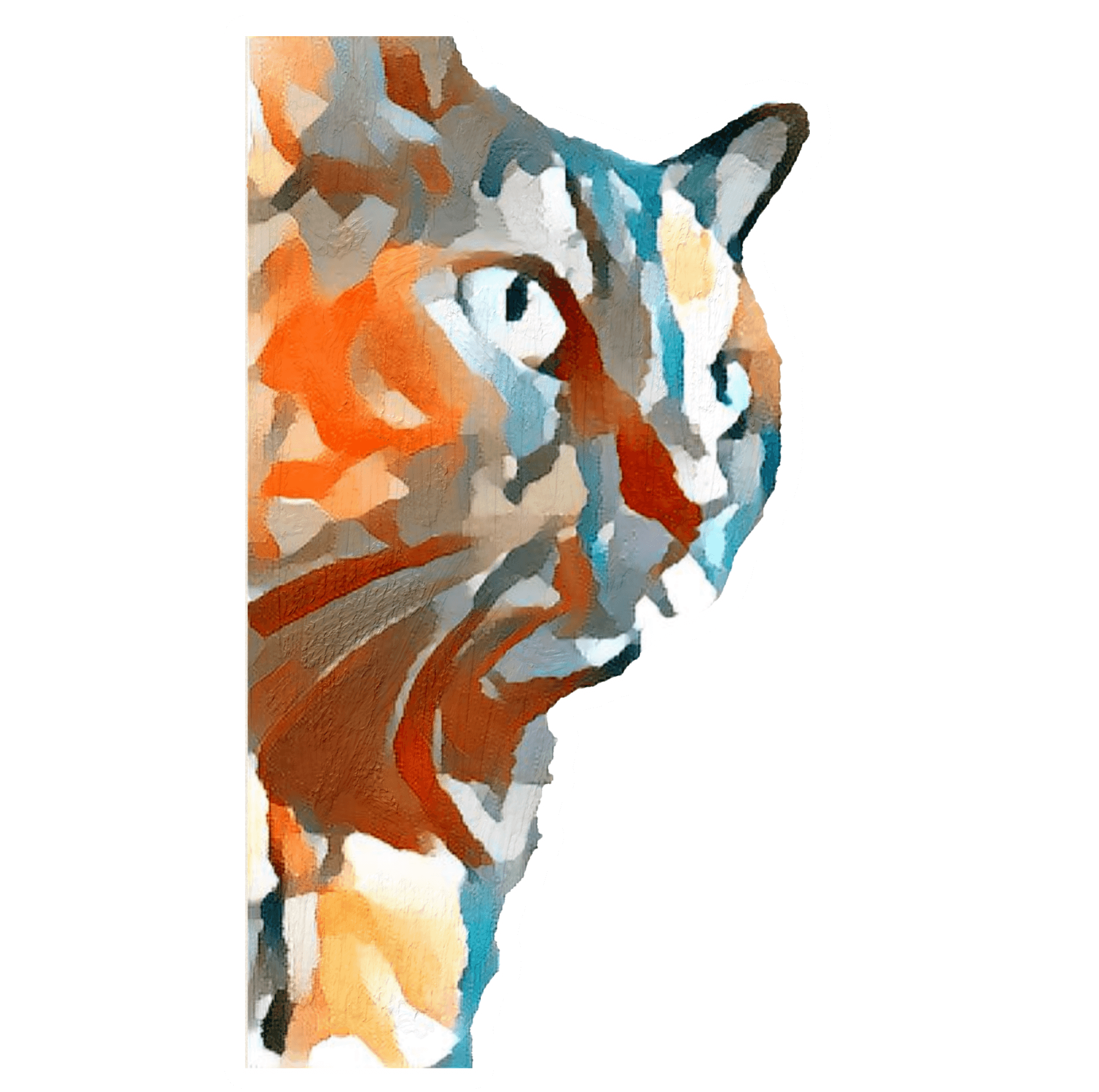 Tortie in Digital Oils